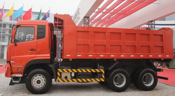 340HP 커 민스 엔진를 가진 DongFeng 광업 덤프 트럭 6X4 드라이브 모형 빨간색